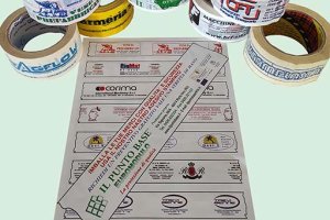 Nastri adesivi reclamizzati acrilico / solvente e neutri per l'industria