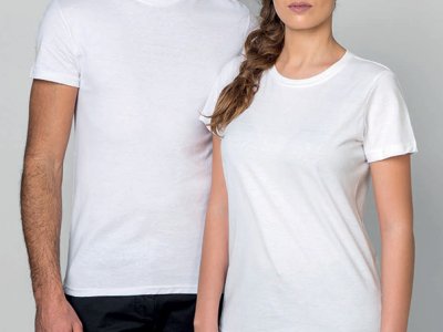 T-shirt brandizzabile PM 335 Bomber White