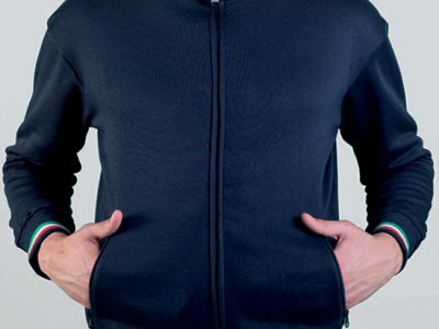 Felpa brandizzabile PM 479 Tricolor