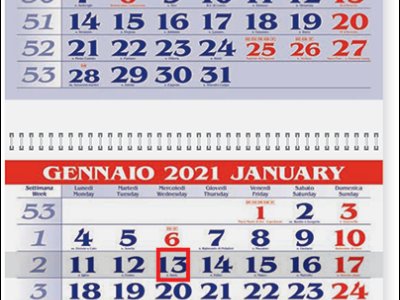 - Calendario personalizzabile PA 510 Spiral Plus
