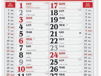 - Calendario personalizzabile PA 520 Gigante