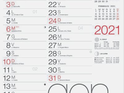 - Calendario personalizzabile PA 615 Moderno