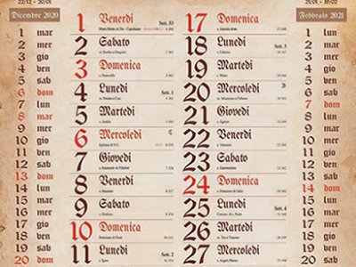 - Calendario personalizzabile PA 619 Anticato