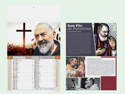 - Calendario customizzabile PA 100 San Pio