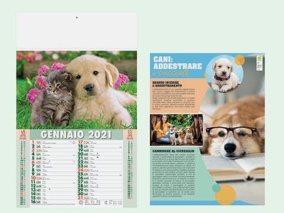 - Calendario reclamizzabile PA 108 Cani e Gatti