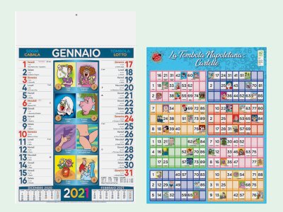 - Calendario reclamizzabile PA 114 Cabala