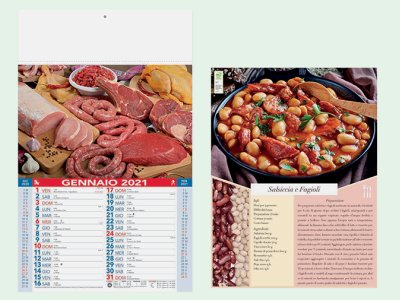 - Calendario reclamizzabile PA 142 Carni