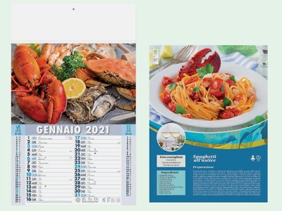 - Calendario reclamizzabile PA 114 Mare in Tavola