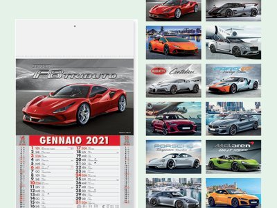 - Calendario personalizzabile PA 162 Auto Sportive