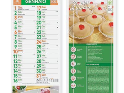 - Calendario brandizzabile PA 187 Silhouette Gastronomia