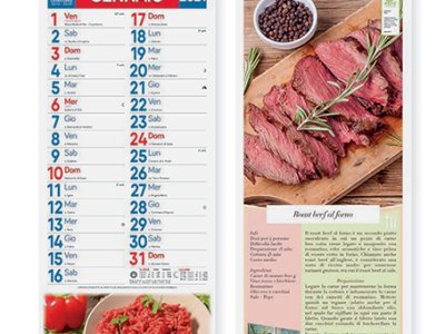 - Calendario brandizzabile PA189 Silhouette Carni