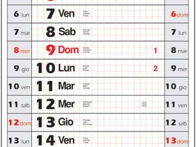 Calendario personalizzabile PB 930 NP