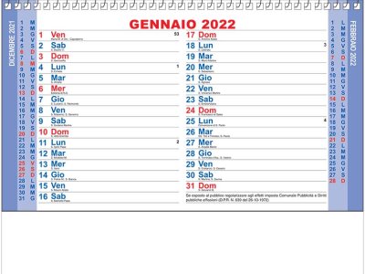 Calendario reclamizzabile PB 40 R.PG.