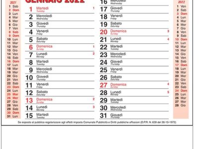 Calendario brandizzabile PB 40 NP