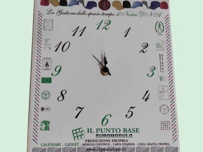 Orologio personalizzabile in carta