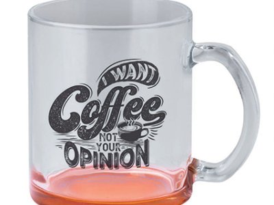 Tazza personalizzabile PC 365 Glass Color Mug