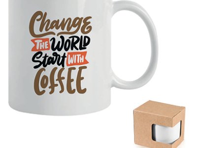 Tazza brandizzabile PC 466 Subli Mug Box