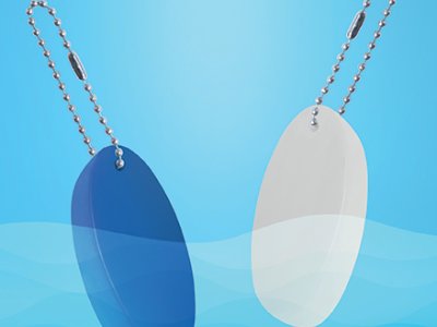 Portachiavi reclamizzabile PE 360 Floater