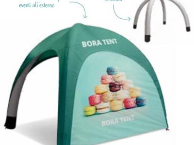Gazebo gonfiabile personalizzabile Bora Tent