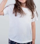 T-shirt customizzabile PM 333 Junior White
