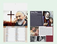 - Calendario customizzabile PA 100 San Pio