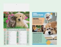 - Calendario reclamizzabile PA 108 Cani e Gatti