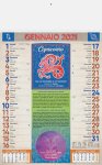 - Calendario personalizzabile PA 151 Astrologia