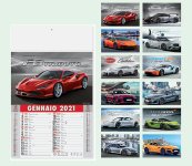 - Calendario personalizzabile PA 162 Auto Sportive
