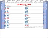 Calendario reclamizzabile PB 40 R.PG.