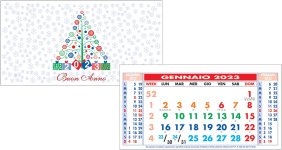 Calendario reclamizzabile PB 705 NP Multicolor