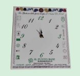 Orologio personalizzabile in carta