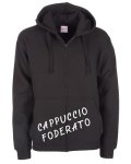 Felpa reclamizzabile CAPPUCCIO E ZIP